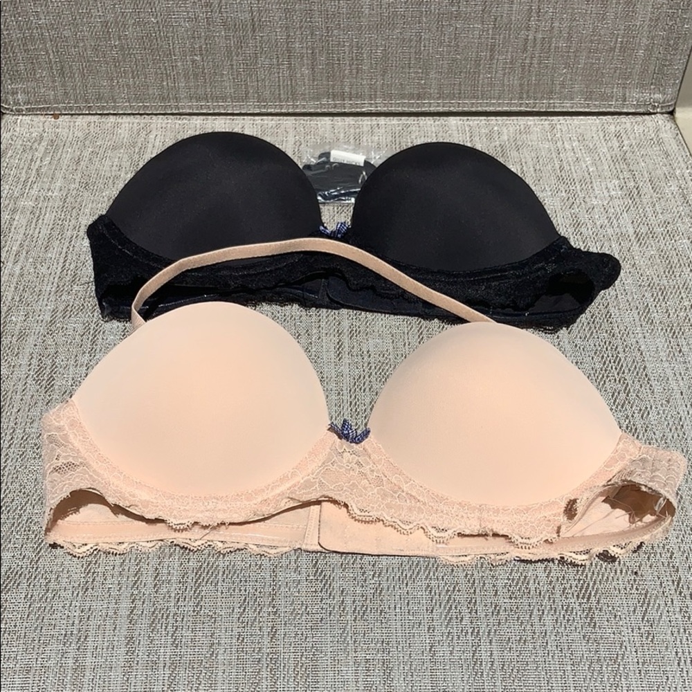 Hollister Gilly Hicks Black & Nude Multi Way Bras